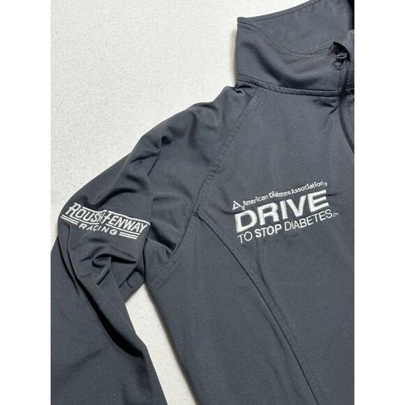 Roush Fenway Ford Performance Lilly Diabetes Women’s Large Long Sleeve 1/4 Zip - Picture 3 of 12
